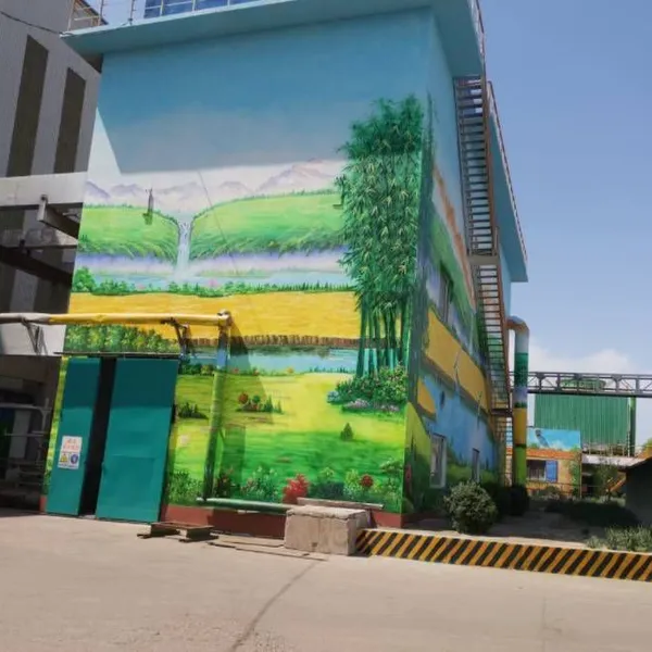 Hand-painted Wall Paintings for Heihe Hanging Baskets, High-altitude Cooling Tower and Chimney Murals for Power Plants, Exterior Wall Paint for Hand-painted Walls photo-2