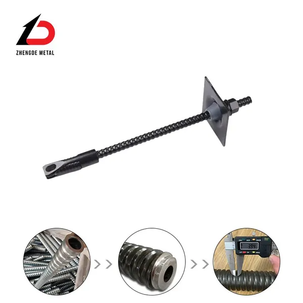High Corrosion Resistance Full Threaded GFRP Self Drilling Rock Bolt Anchor Bolt