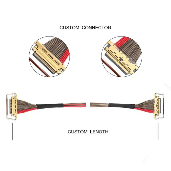 I-PEX 20633-220T-01S Micro Coaxial Cable Assembly 20-Pin LVDS EDP 0.4 Pitch photo-4