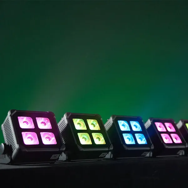 4*15w LED RGBWA UV 6 in 1 Waterproof Battery Light Wall Decoration Wash Light photo-2