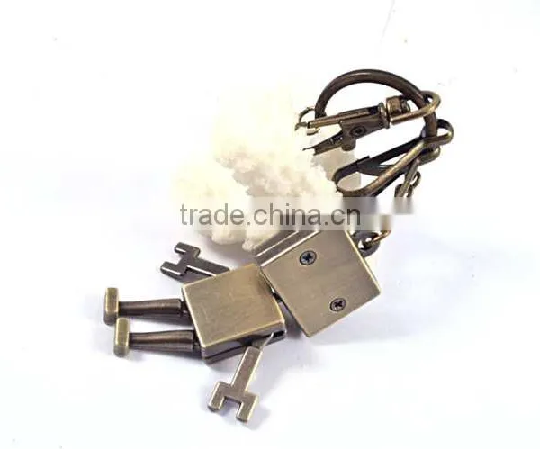 2016 Factory Fashion Gift Customized Metal Robot Keychain Quality Choice photo-4