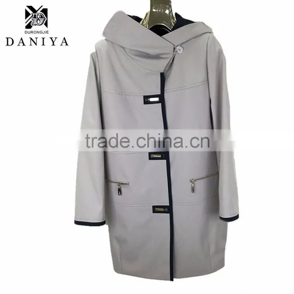China Clothing Factory Custom Women's Jackets & Coats Spring Women's Custom Warm-up Jacket 2013