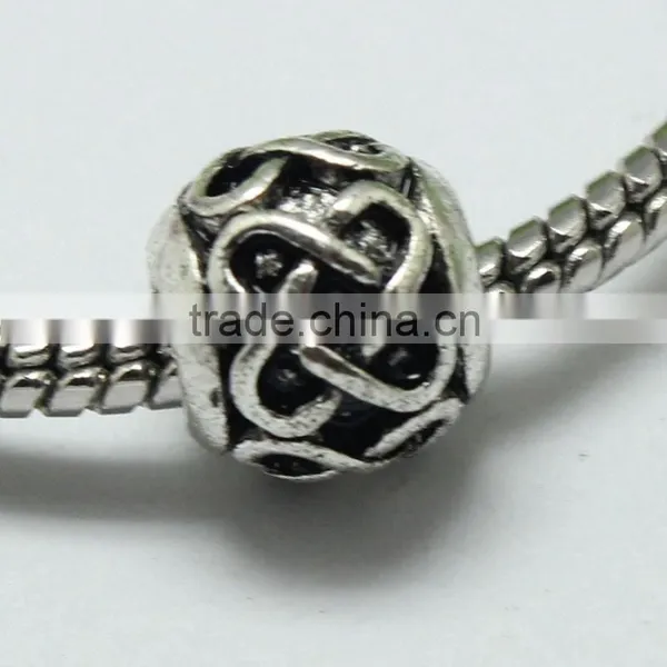 Metal Jewelry Accessories Handmade Zinc Alloy Pdora Bracelet Beads photo-3