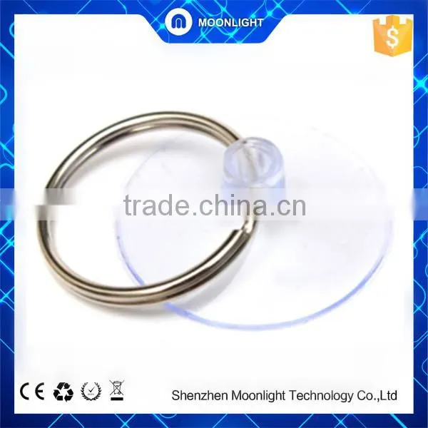 Clear Silicion Suction Cup With Metal Ring Handle photo-3