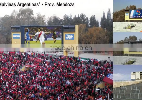 Outdoor Full Color LED Screen stadium P20 flexible led screen displays for outdoor rental event backdrops