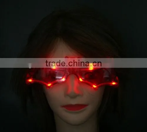 Flashing LED Glasses Halloween Bats Costume Accessory Party Glasses