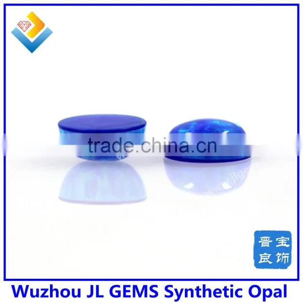 Synthetic Round Cabochon Fire Opal for Sale Whit Fire White Op17 Fancy and Beautiful photo-5