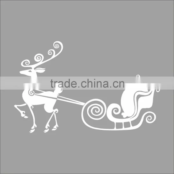 ALFOREVER Christmas Santa's Sleigh Decal - Christmas Decal photo-6