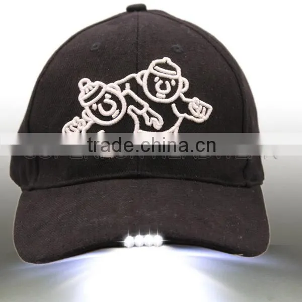 Factory Supply Customized Logo LED Light Baseball Cap photo-2