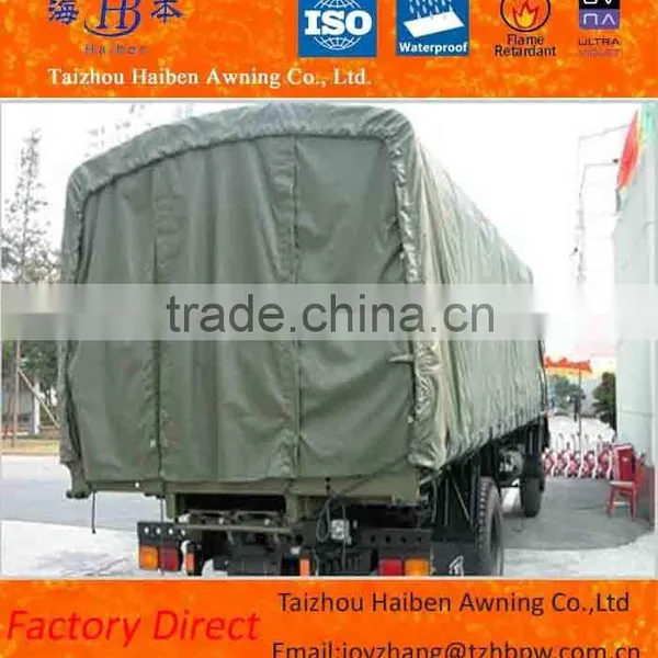 Quality Reinforced Waxed Fabric PVC Tarpaulin photo-2