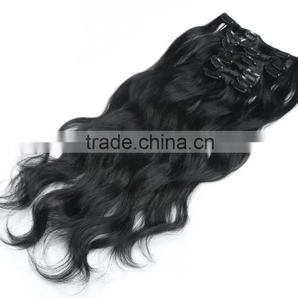 the Best Sale Wholesale Most Popular Ombre Hair Extension Clip In Hair photo-6