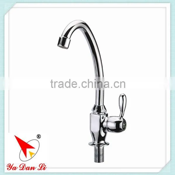 Chrome Finish Single Handle Kitchen Faucet photo-6