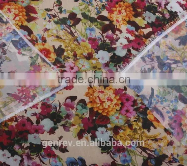 Digital Printing on Fabric Chiffon Printed Polyester Chiffon Fabric Digital Fabric Printing photo-4