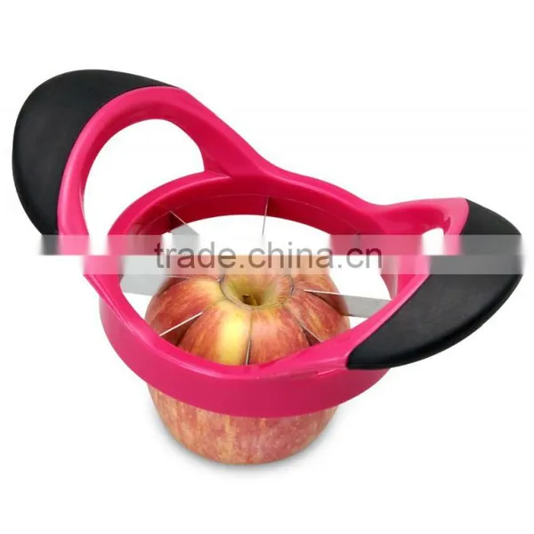 ABS+PS+S/S 17.5*10.5*1.7 Good Quality Apple Corer/stainless Steel Apple Cutter/cutter Knife/fruit Cutter photo-2