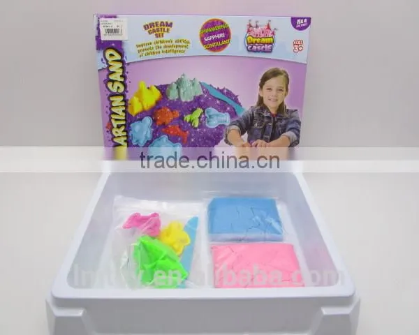 Magic 500g Beach Tower Space Motion Sand With 5 Mold and 1 Table photo-2