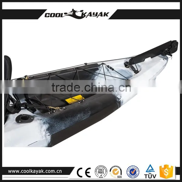 Cool Kayak Ocean Clear Fishing Kayak With Pedals and Rudder Quality Choice photo-6