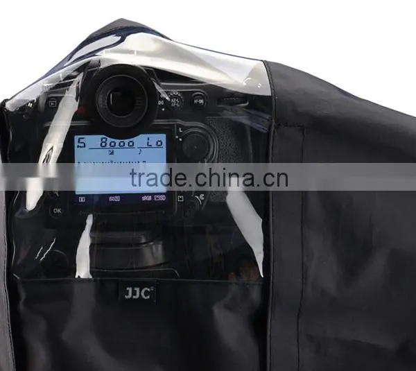 JJC Out Door Rain Cover For Nikon Camera Rain Cover RC-EF Black Nylon Rain Cover photo-2