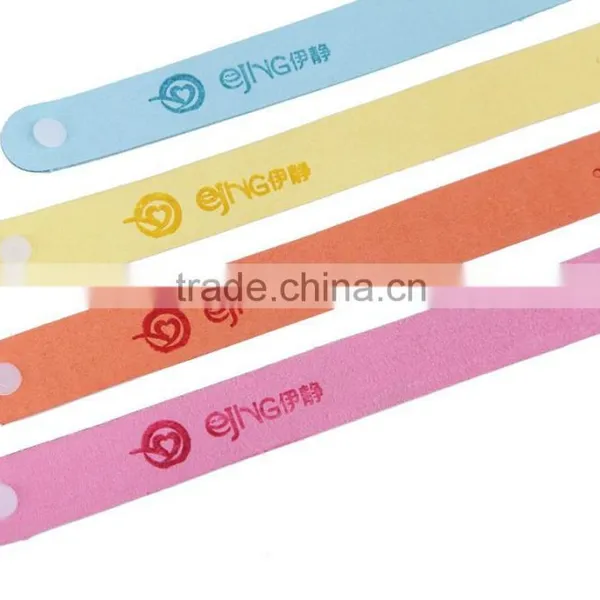 J217 Colorful Printed LOGO Custom Wristbands Wholesale Anti Mosquito Bracelet photo-2