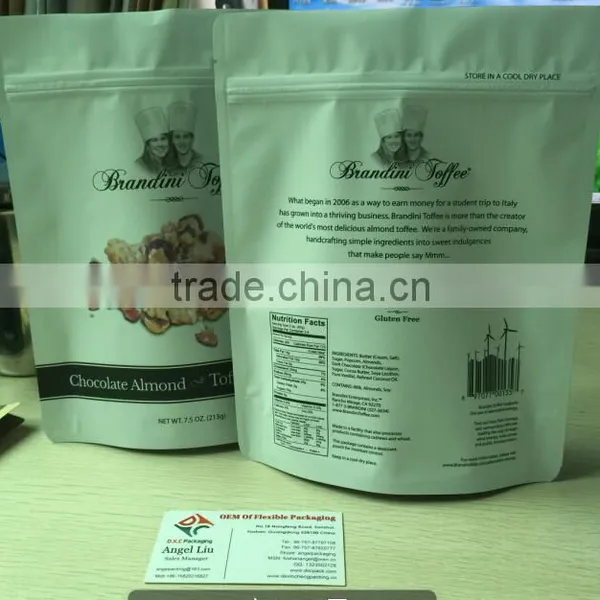 Matte Food Bag-Matte Supplement Bag-Matte Protein Powder Bag photo-2