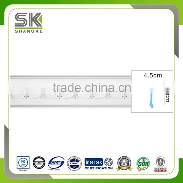 Decorative PU Carved Foam Cornice Moulding Factory Cost PU Foam Carved Carving Cornices Mouldings photo-3