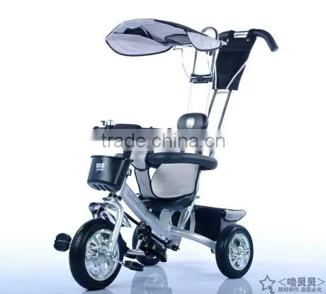 Kids Tricycle Parts With Back Seat / Kids Double Seat Tricycle / Plastic Tricycle Kids Bike photo-3