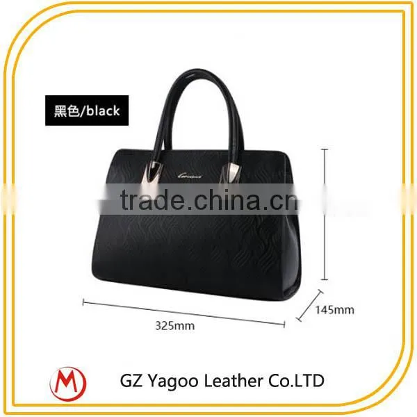 Wholesale Women Popular Fashion Leather Handbags With Short and Long Srap photo-4