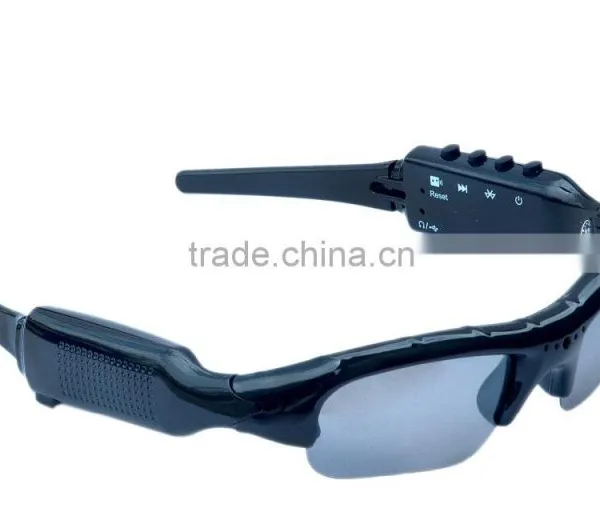 Stereo Bluetooth Mp3 Sunglasses With Video Camera 1280*720 TF Card photo-3