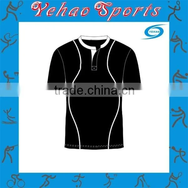Tight Fit Custom Design Sublimation Rugby Practice Shirts photo-3