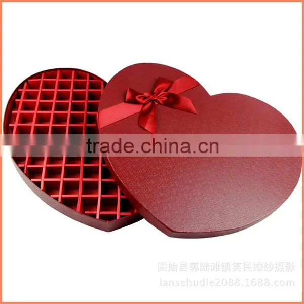 Matt Lamination,Spot UV Logo Printing Handling and Chocolate Use Heart Shape Chocolate Packaging Box Supplier's Choice photo-3