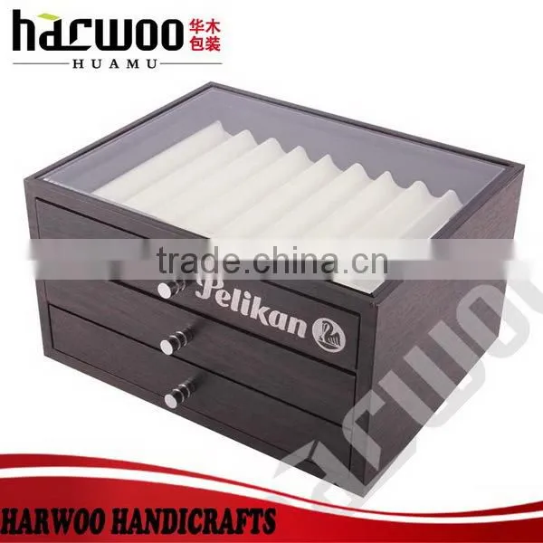 Luxury Pen Storage Box With 3 Drawers photo-4