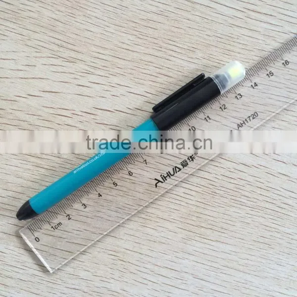 Plastic Highlighter Fluorescent Marker Pen Have Ball Pen photo-4