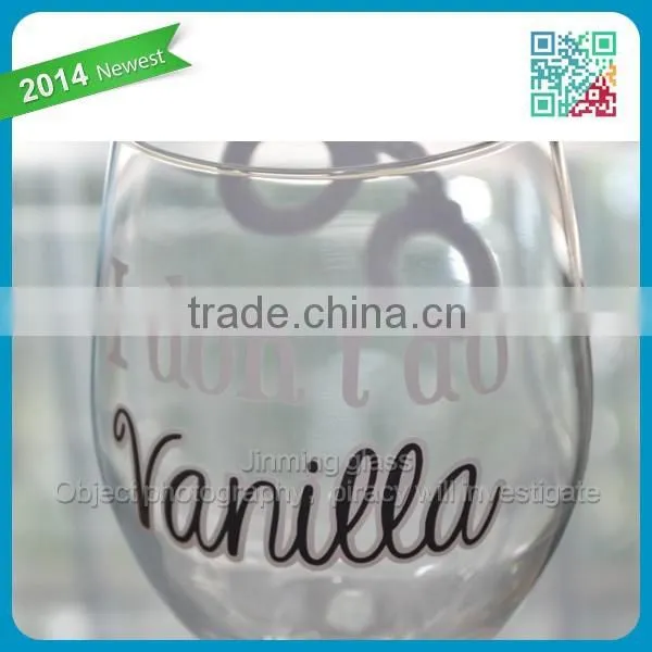 Hot Sale High Quality Goblet Wine Glass Wholesale Printing Wine Glass photo-3