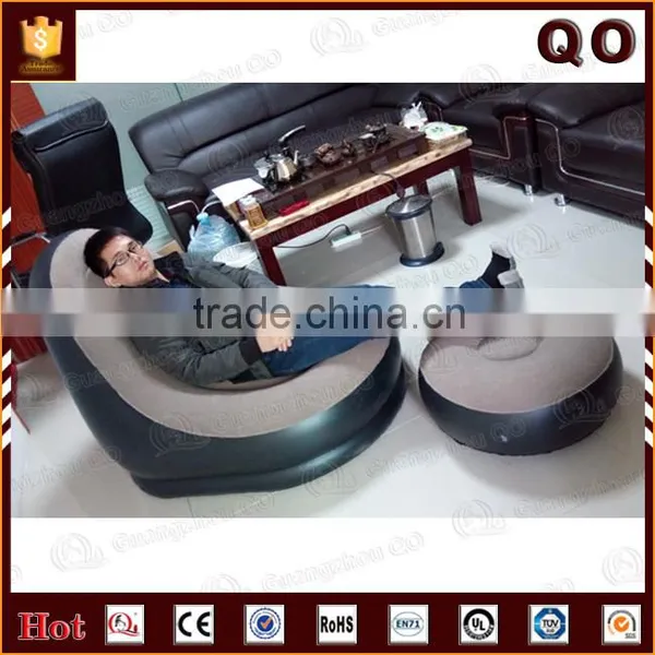 Economical Inflatable Chesterfield Sofa With Footrest photo-6