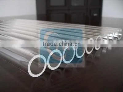 High Quality Transparent Quartz Tube for Double Zones Tube Furnace photo-3