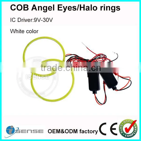 Plasma COB led angel eyes for bmw f30 e90 e92 e93 m3 single color white red 60*60mm