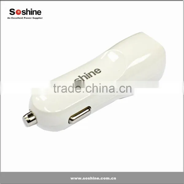 Soshine 2Amps / 10W Promotional Dual USB Car Charger Designed for Apple and Android Devices