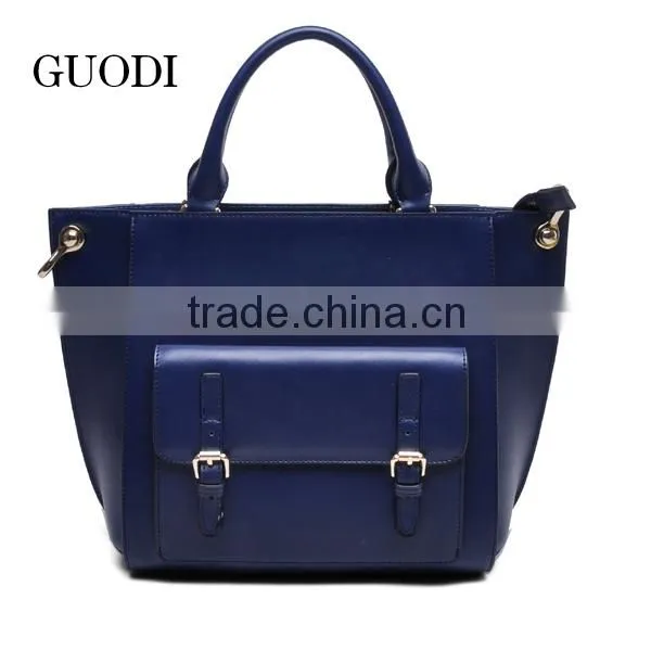 2015 Elegant Fashion Leather Pure Handbags for Women