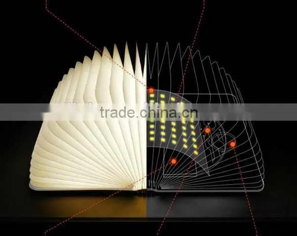 Foldable Woody Book Lamp photo-3