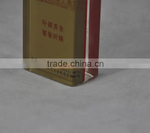 Acrylic Products Clear Printed Acrylic Cubes Blocks photo-3