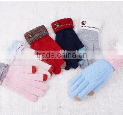 Factory Direct Sale Finger Touch Screen Gloves Leisure Design photo-6