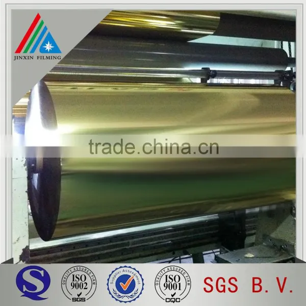 Gold Metallized Polyester Pet Film
