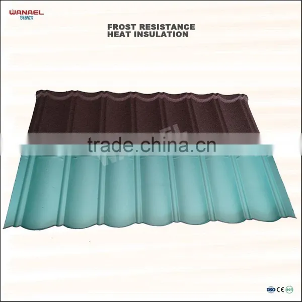 Stone Coated Metal Steel Roofing Material Thermal Insulation Roof Tiles photo-2