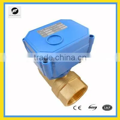 CWX Mini Ball Valve Electric Brass Motorized Ball Valve