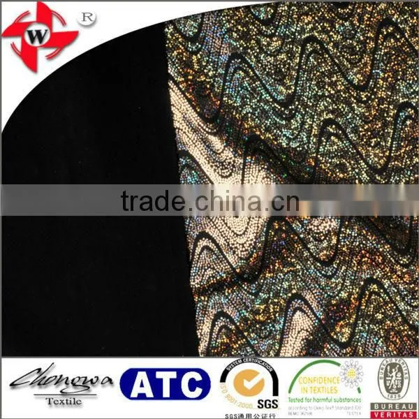 Golden Dots Merly Foil Printed Fabric With Superior Wash-ability for Designing Garments photo-4