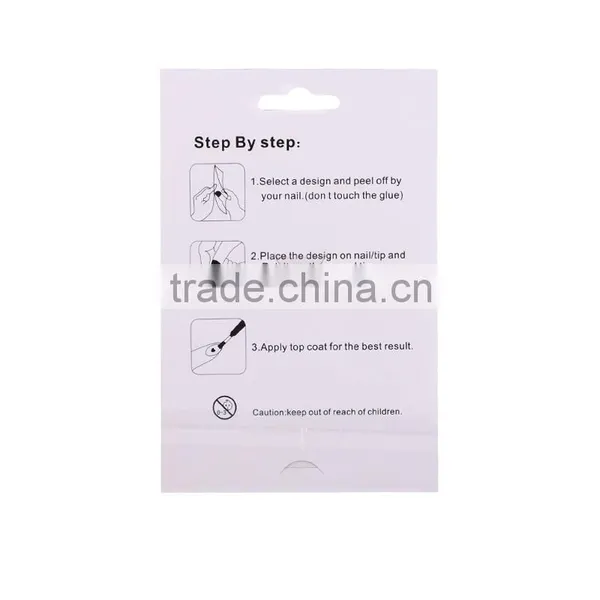 Hot Sell Nail Art 3D White Lace Sticker Decals Decoration With Small Diamond photo-4