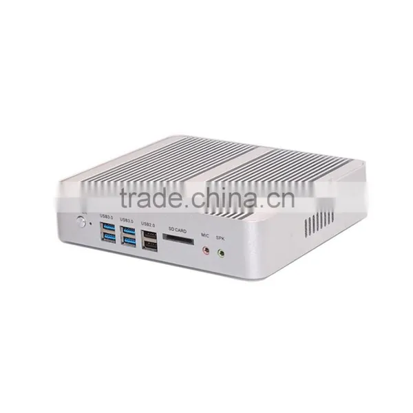 Promote Smart Mini Fanless PC With Intel Celeron i5 4258U 2.4G Turo2.9G 12V Desktop Computer Linux Server WiFi HDMI VGA 4K photo-4