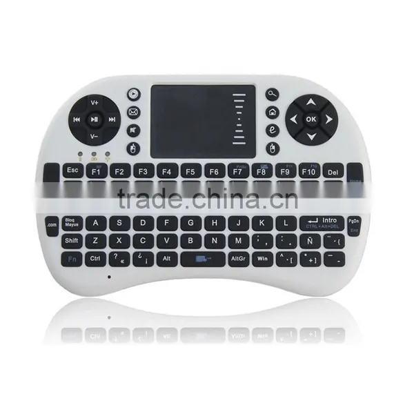 i8 Wireless Mini Keyboard Air Mouse Gaming Air Fly Mouse Multi-Media Remote Control Touchpad Handh English Arabic German Russian photo-3