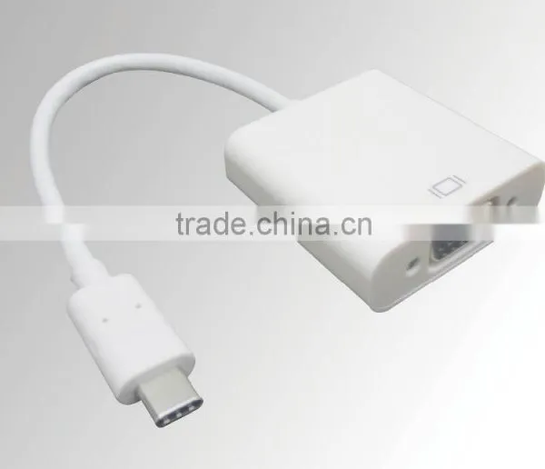 Hot Sale USB3.1 Type C to VGA Adapter and Connector for Macbook photo-5