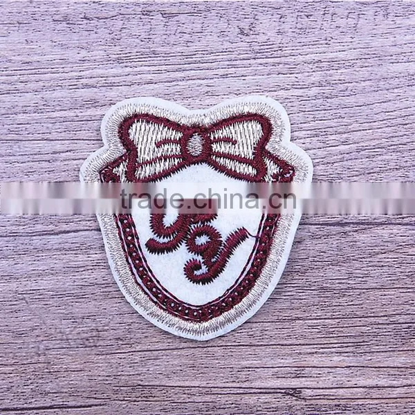 Custom Iron on Embroidered Blank Number Hook and Loop Number Patches for Clothing photo-3