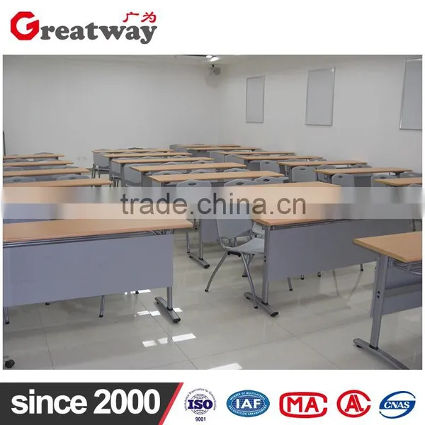 Hot Selling Flip Top Folding Trainging Table With Caster photo-3